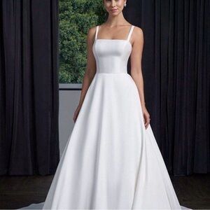 NWT Justin Alexander 55082 Ivory Size 20 Wedding Dress – Unworn